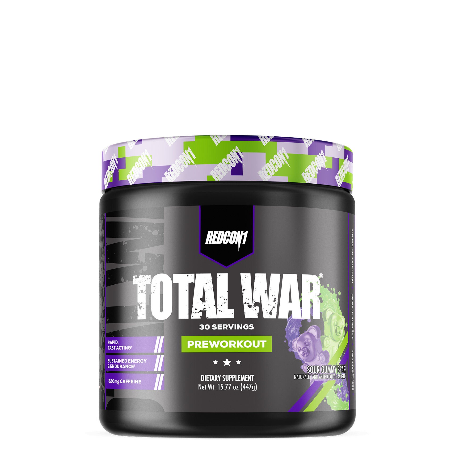 Total War&reg; Preworkout - Sour Gummy Bear - 30 Servings  | GNC
